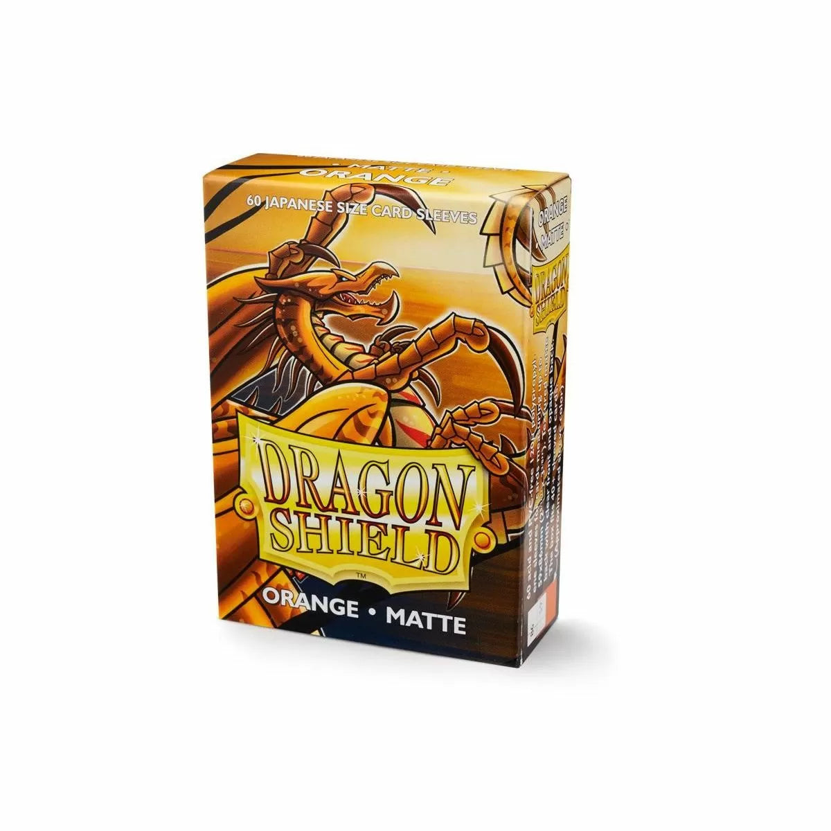 Dragon Shield: Japanese Size Sleeves Matte Orange Collectors Guild Dragon Shield: Japanese Size Sleeves Matte Orange Collectors Guild