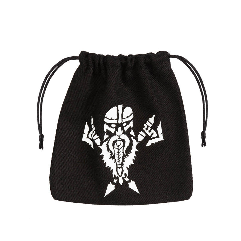 QW – Dwarven Black & white Dice Bag