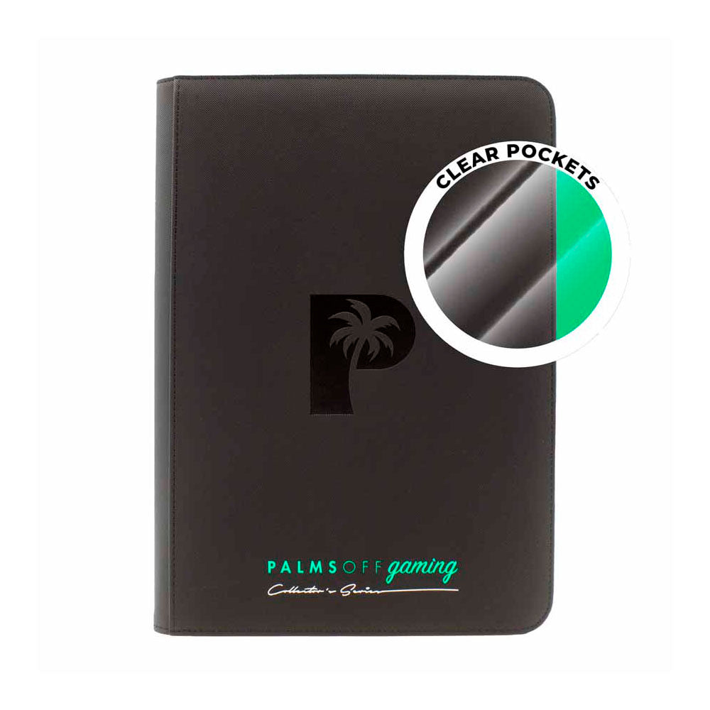 Palms Off Collector’s Series Top Loader Zip Binder – Black