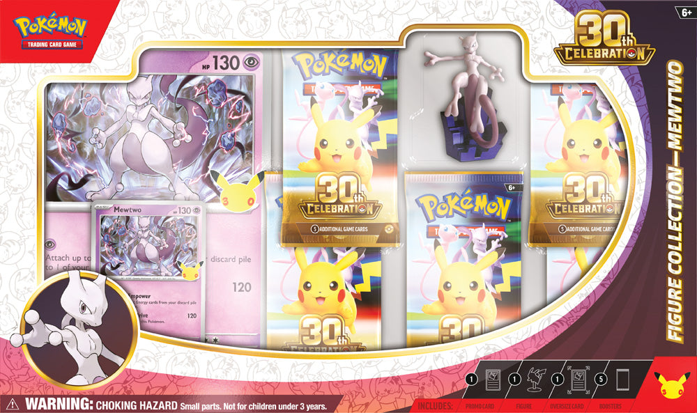 Pokémon TCG: 30th Celebration Figure Collection - Mew / Mewtwo Pre-Order (Pick up only pre-order limit 2)