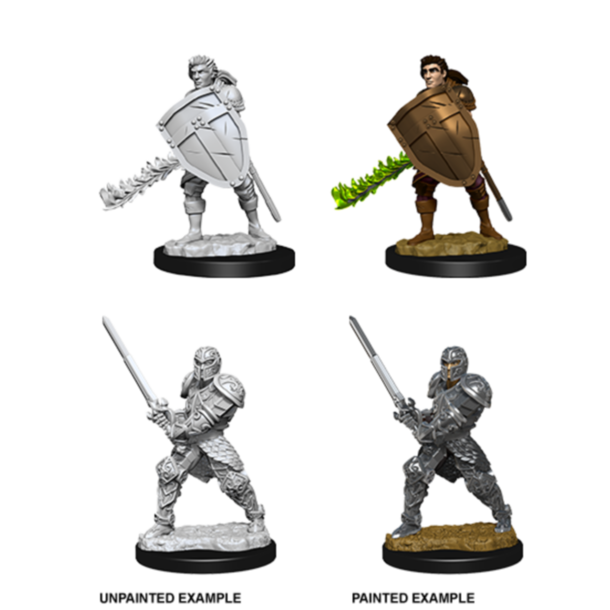 D&D Nolzurs Marvelous Unpainted Miniatures Male Human Fighter