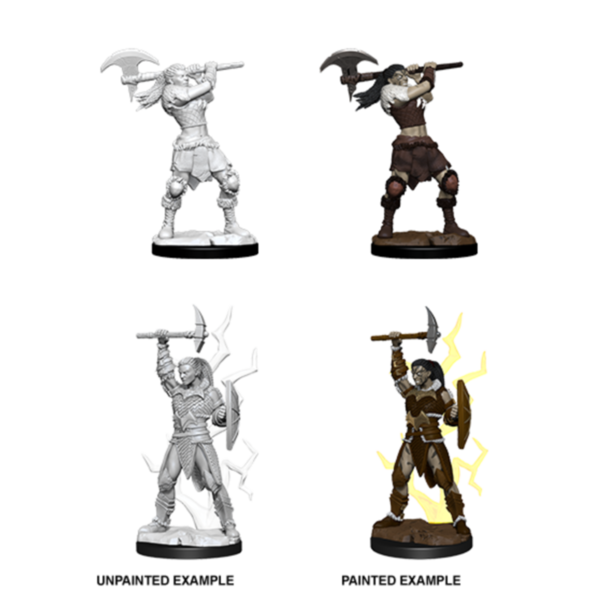 D&D Nolzurs Marvelous Unpainted Miniatures Female Goliath Barbarian