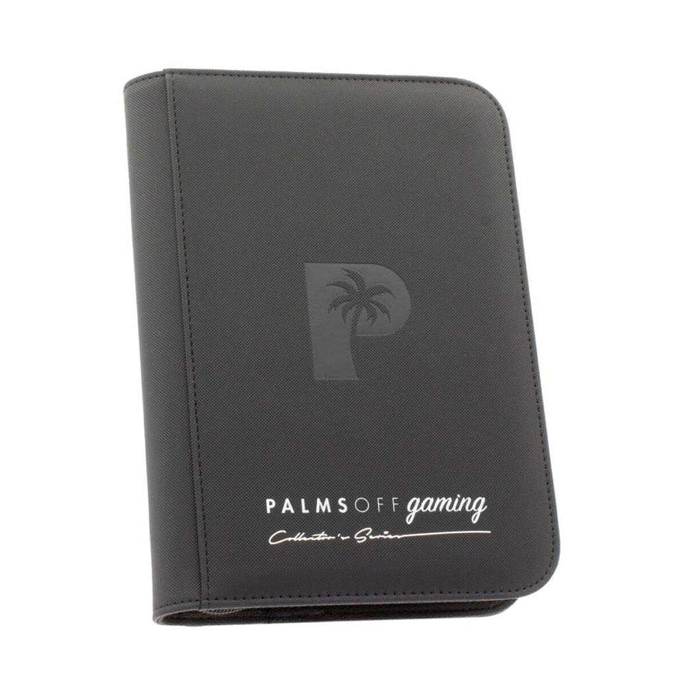 Palms Off Collector’s Series 4 Pocket Zip Binder – BLACK