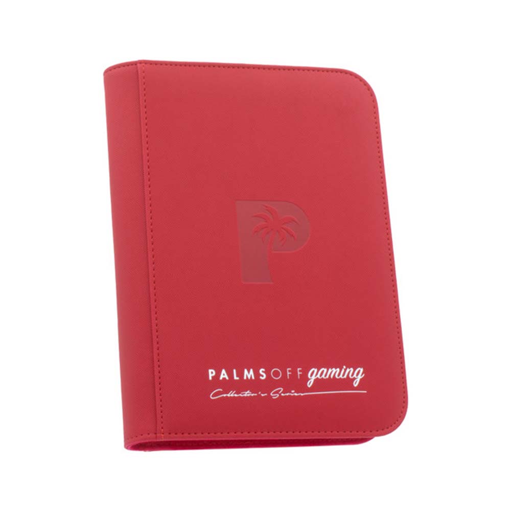 Palms Off Collector’s Series 4 Pocket Zip Binder – RED