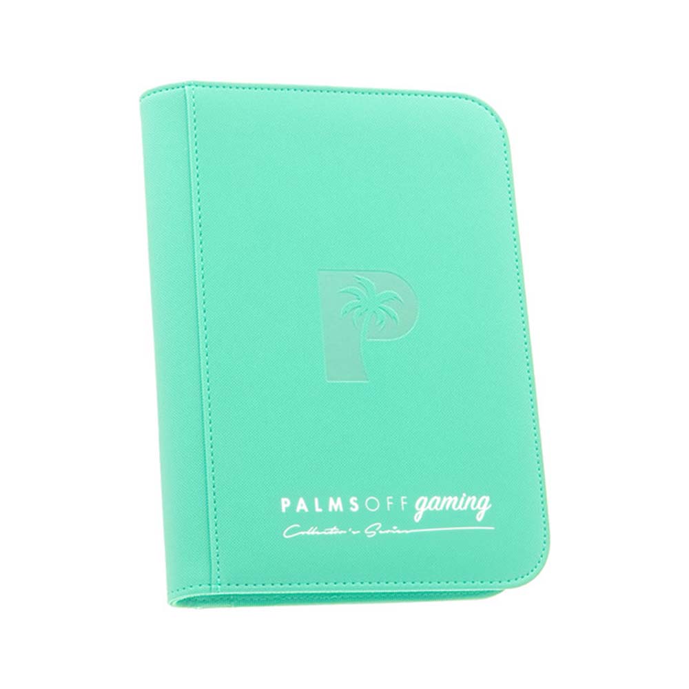 Palms Off Collector’s Series 4 Pocket Zip Binder – TURQUOISE