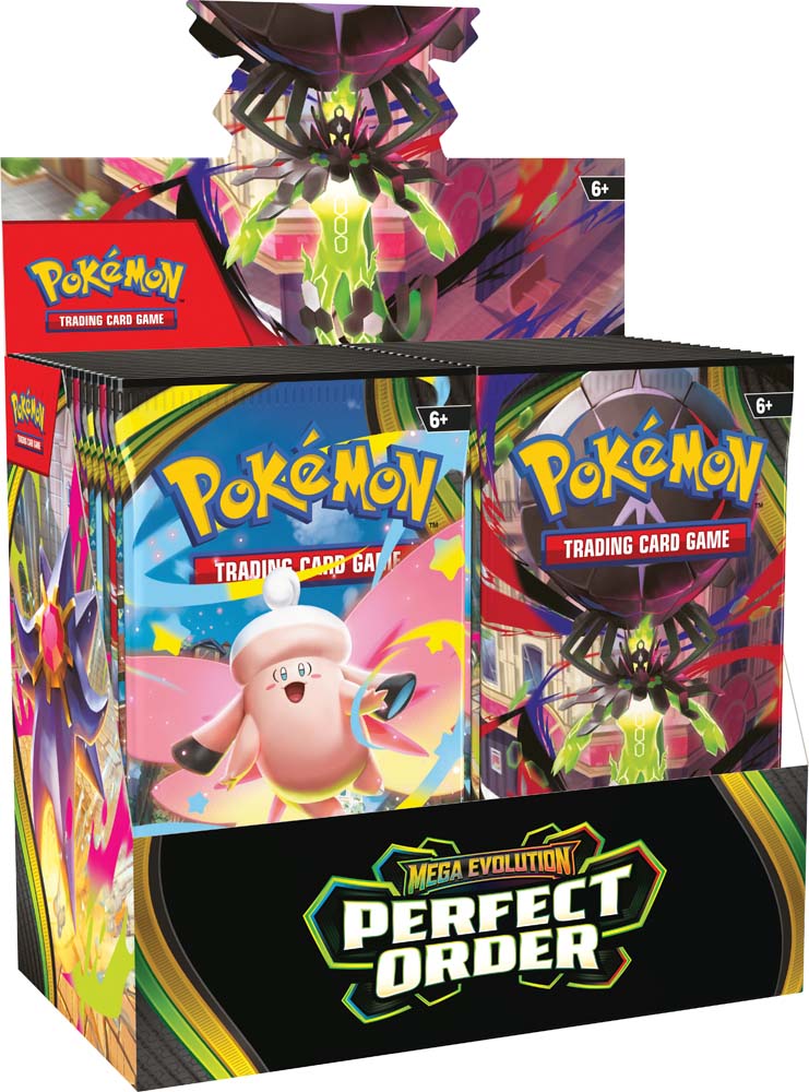 Pokmon TCG: Mega Evolution-Perfect Order Booster Box Collectors Guild Pokmon TCG: Mega Evolution-Perfect Order Booster Box Collectors Guild