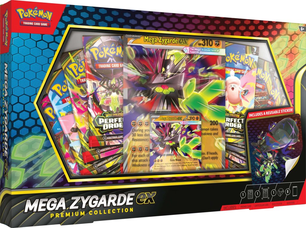 Pokémon TCG Mega Zygarde ex Premium Collection Pre-Order (LIMIT 2, IN –  Collectors Guild