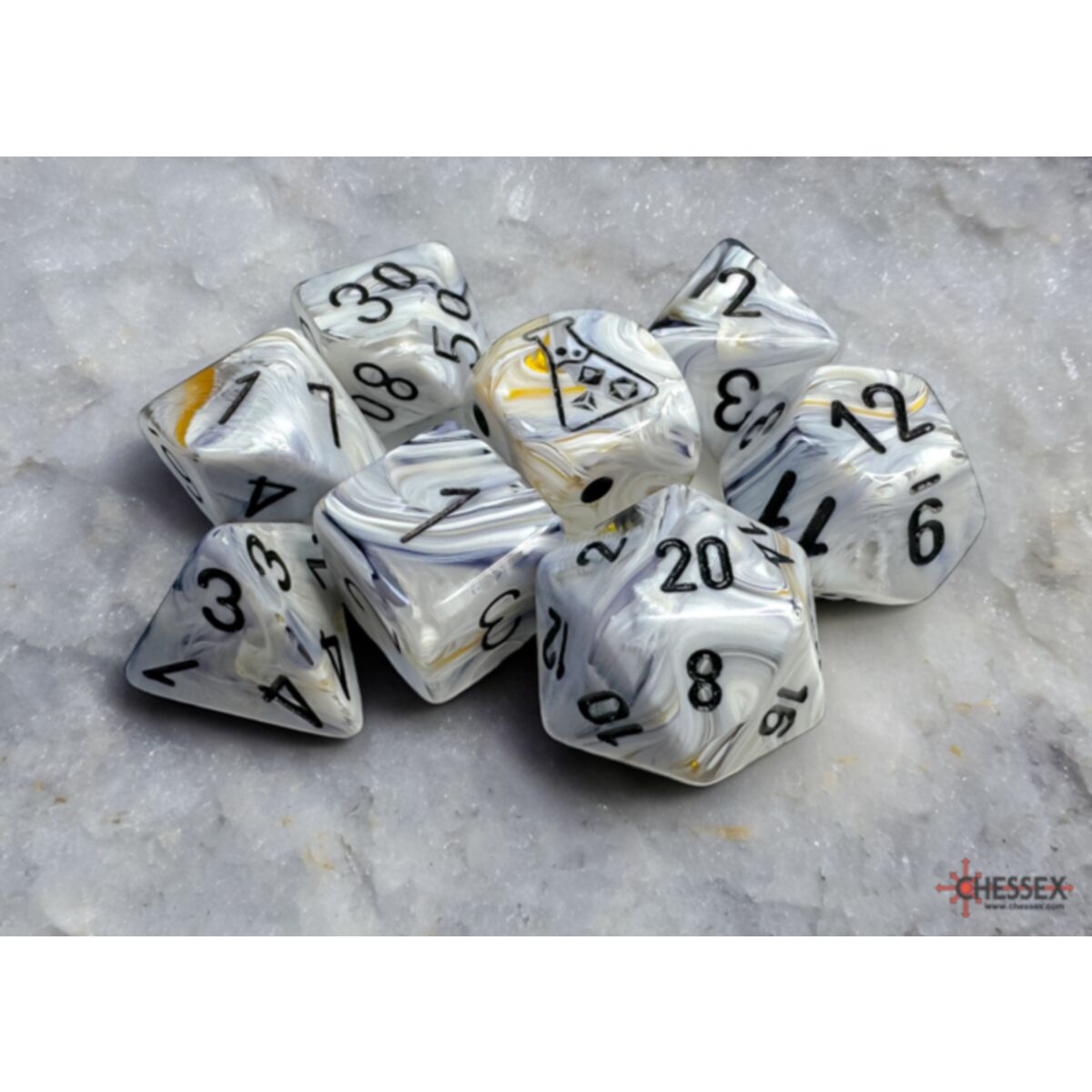 Chessex Lab Dice Polyhedral Dice Set