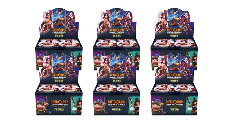 Riftbound: League of Legends TCG Origins Booster Box Case (6 Boxes) Collectors Guild Riftbound: League of Legends TCG Origins Booster Box Case (6 Boxes) Collectors Guild