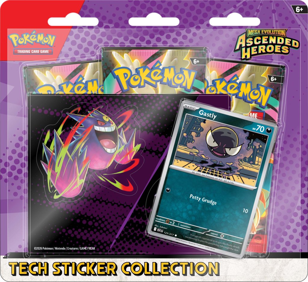 Pokémon TCG: Mega Evolution—Ascended Heroes Tech Sticker Collection (Pre-Order)