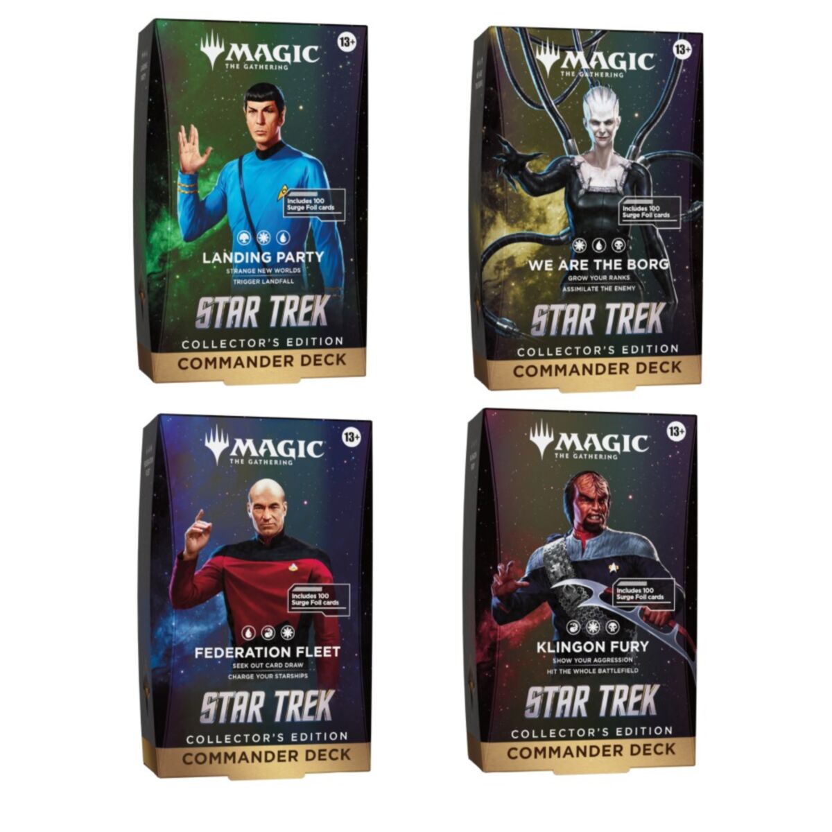 Magic Star Trek - Collector Commander Deck (Pre-Order Releasing 14th November)