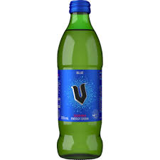 V Blue 350ml Glass
