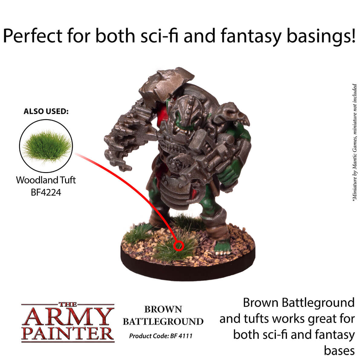 Army Painter Basing - Brown Battleground