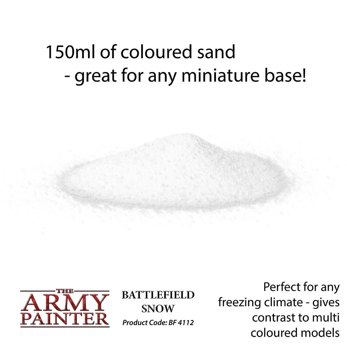 Army Painter Basing - Battlefield Snow
