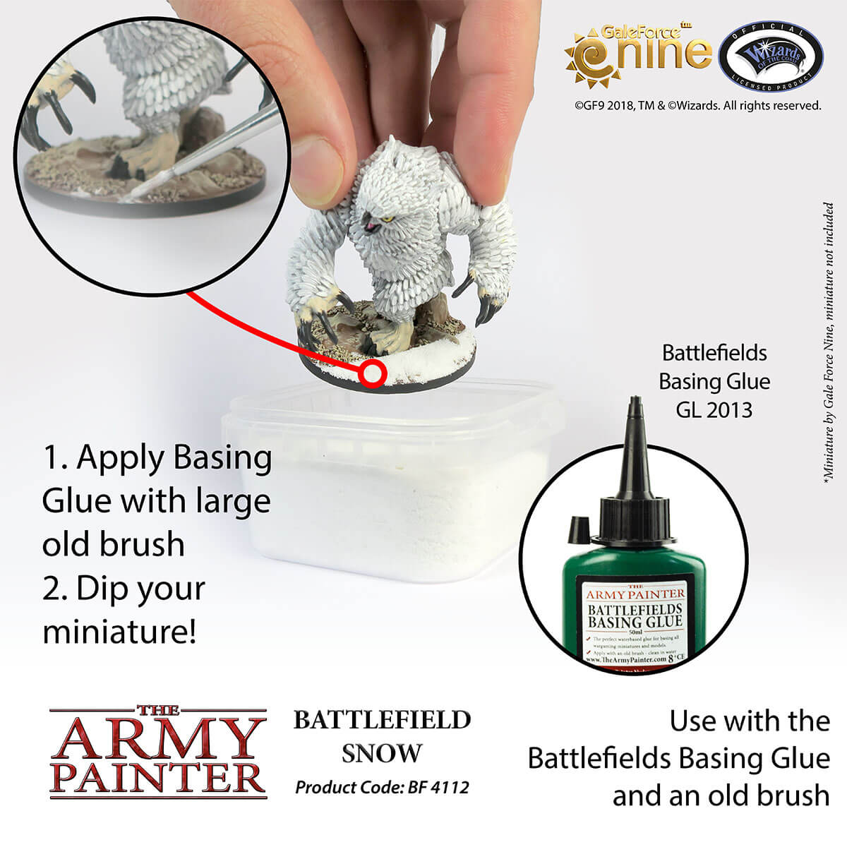 Army Painter Basing - Battlefield Snow