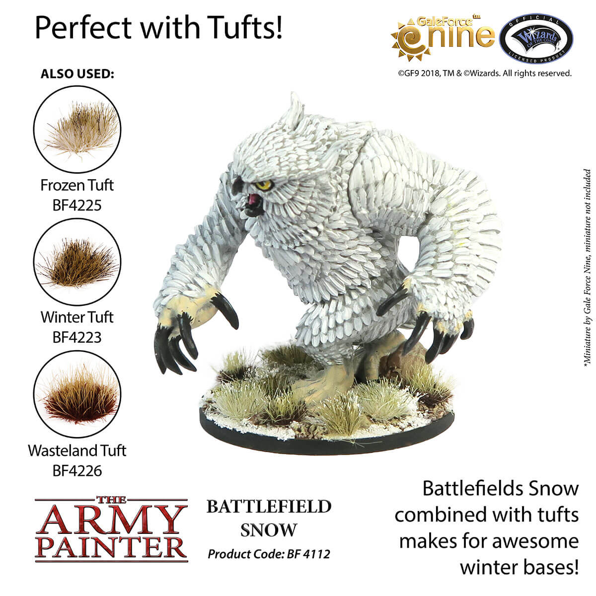 Army Painter Basing - Battlefield Snow