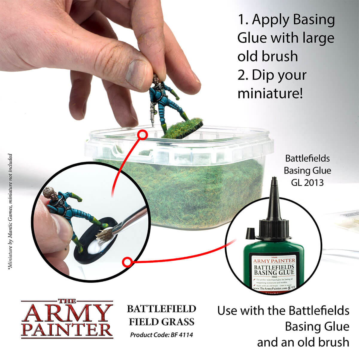 Army Painter Basing - Field Grass Static
