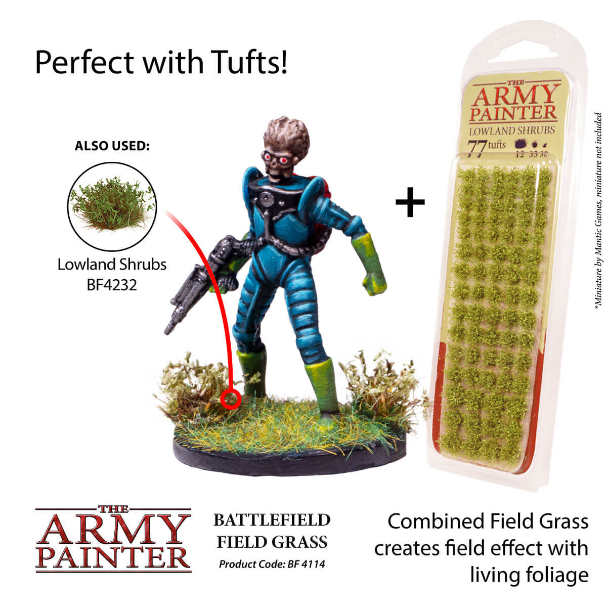 Army Painter Basing - Field Grass Static