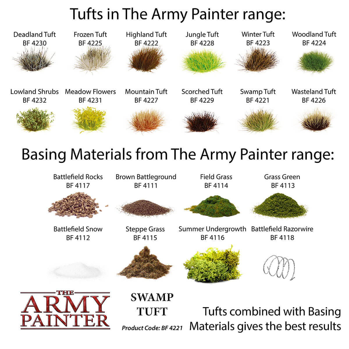 Army Painter Tufts - Swamp Tufts