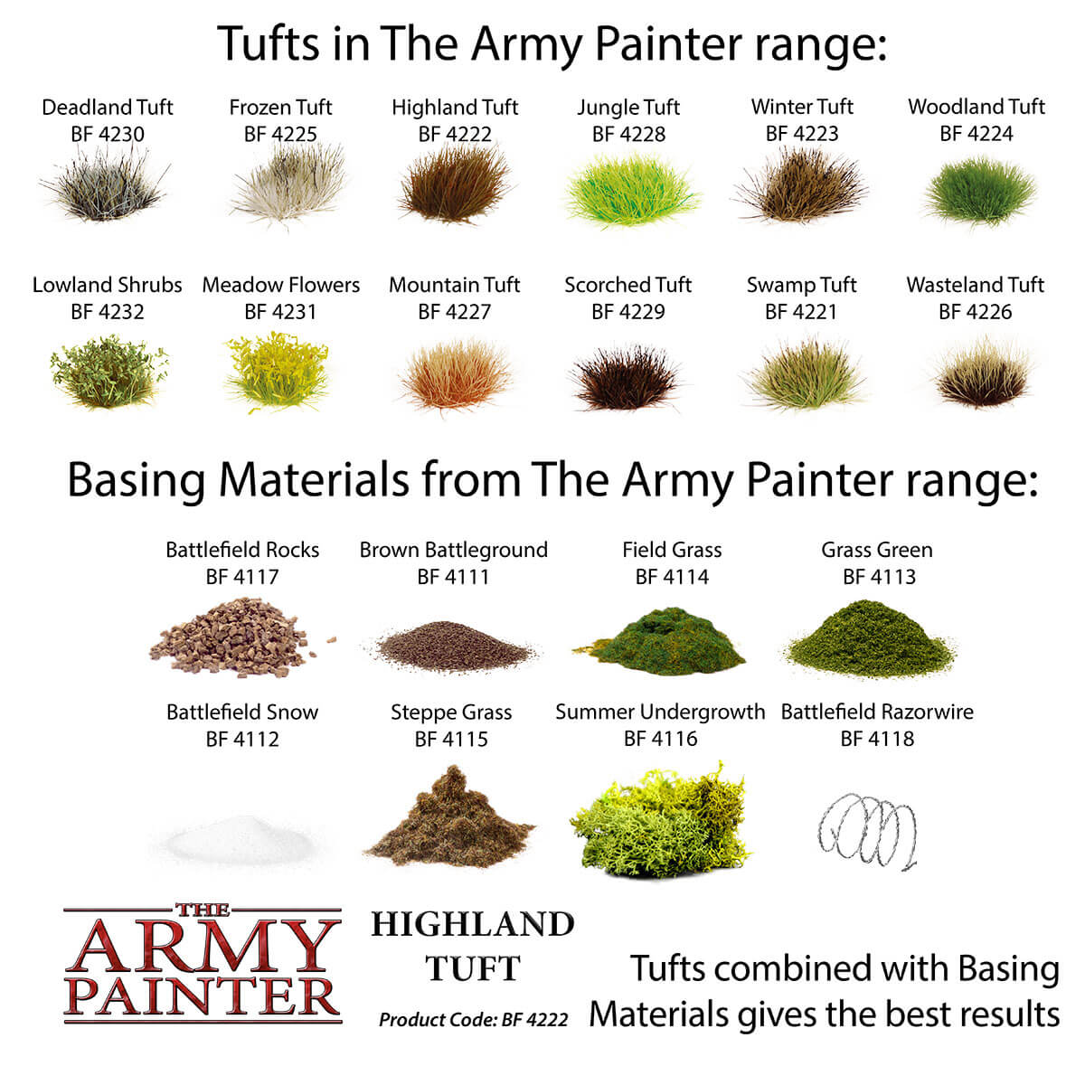 Army Painter Tufts - Highland Tufts