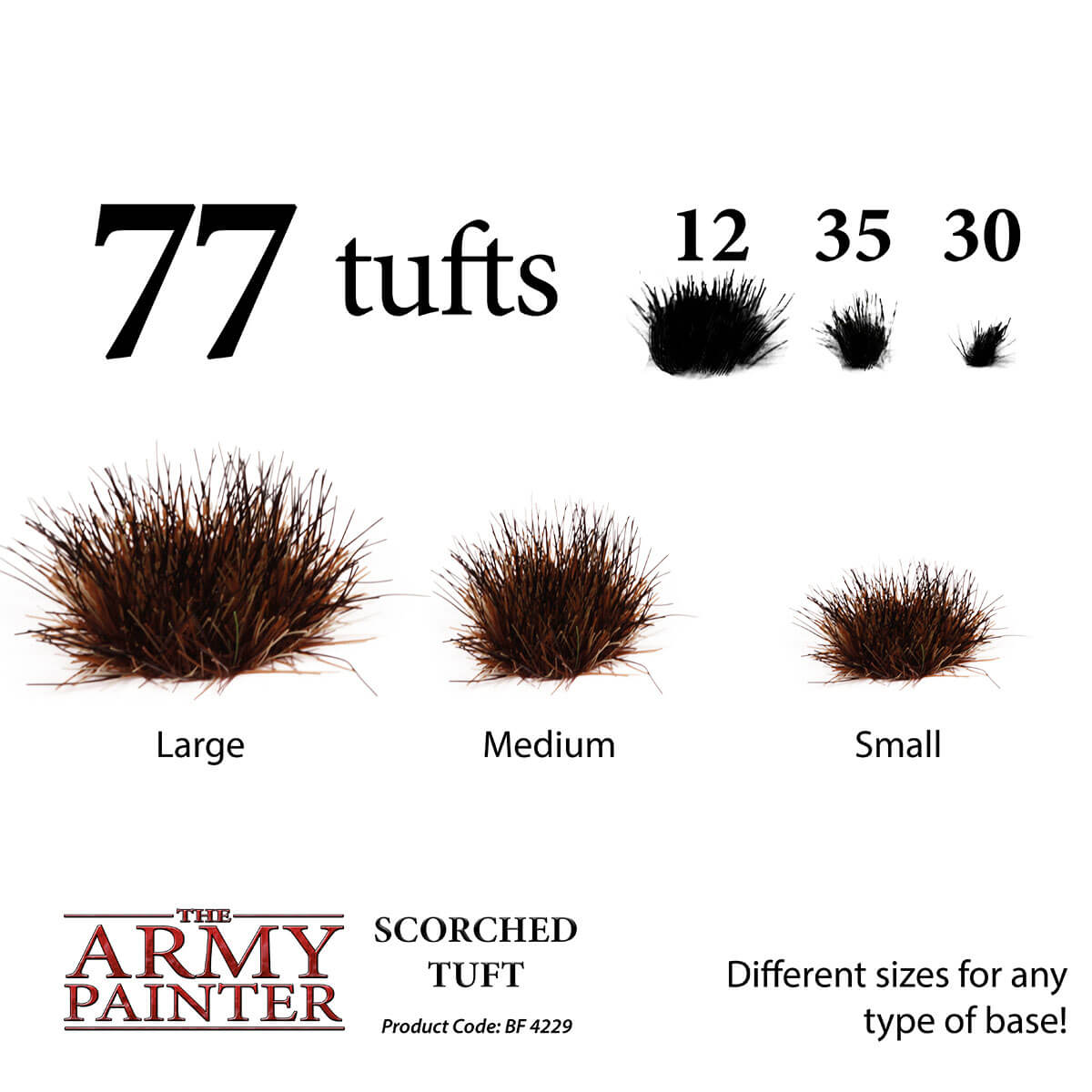 Army Painter Tufts - Scorched Tufts