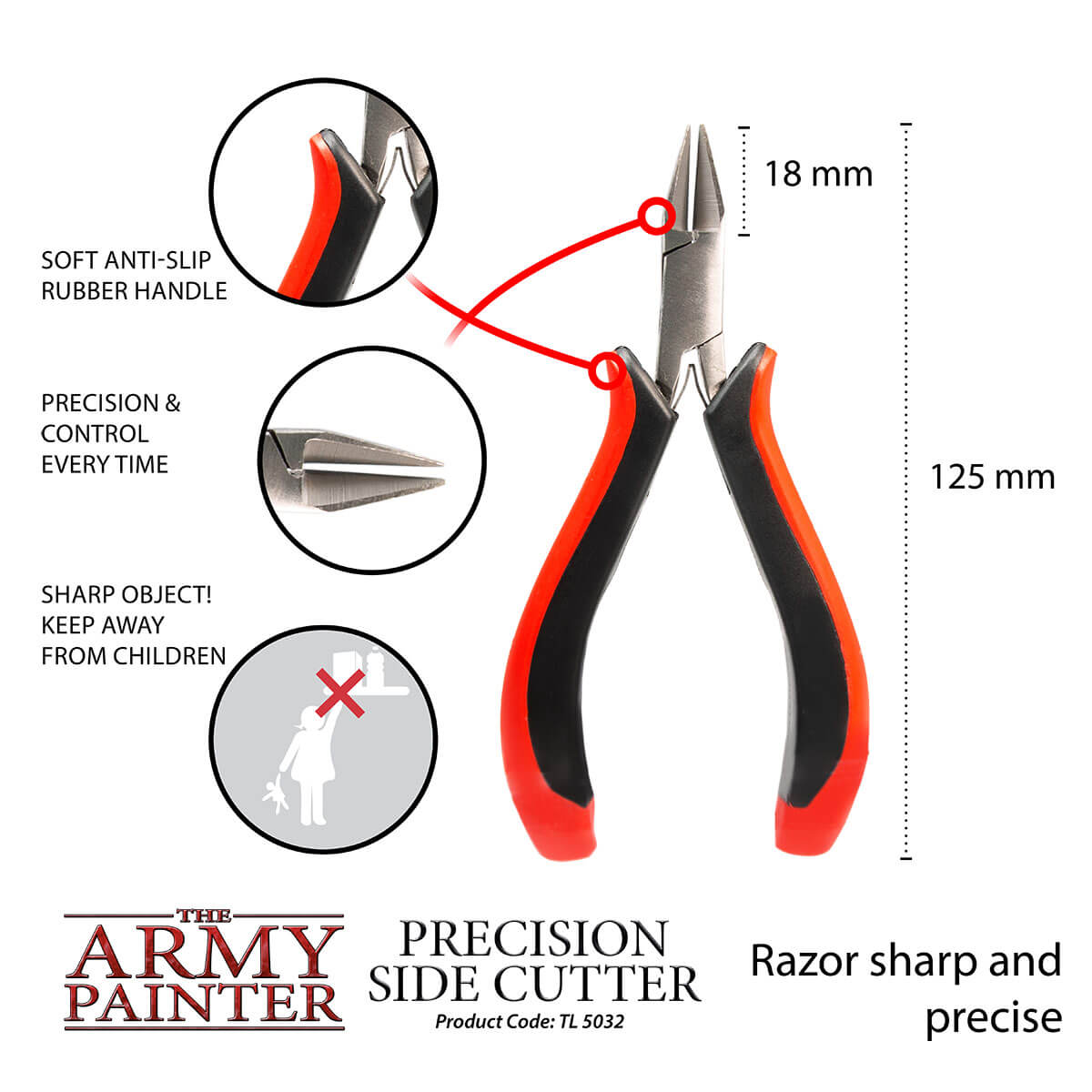 Army Painter Tools - Precision Side Cutters