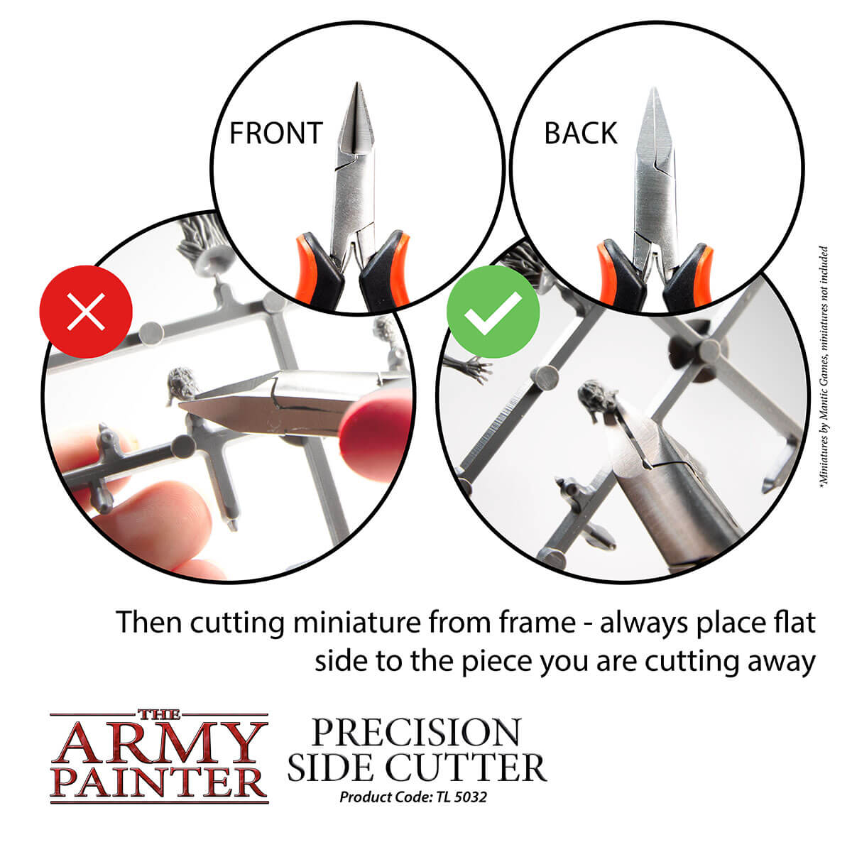 Army Painter Tools - Precision Side Cutters