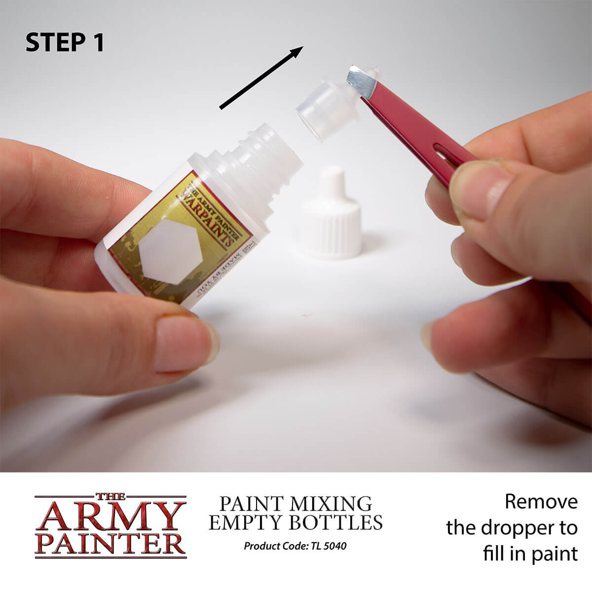 Army Painter Tools - Empty Paint Mixing Bottles