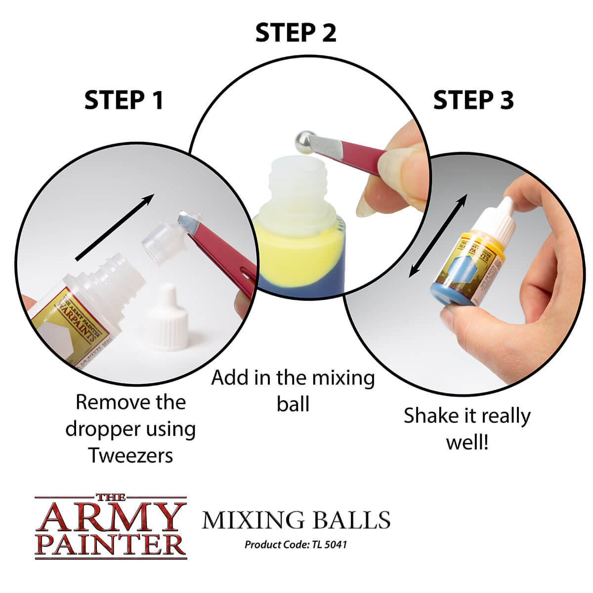 Army Painter Tools - Paint Mixing Balls Stainless Steel