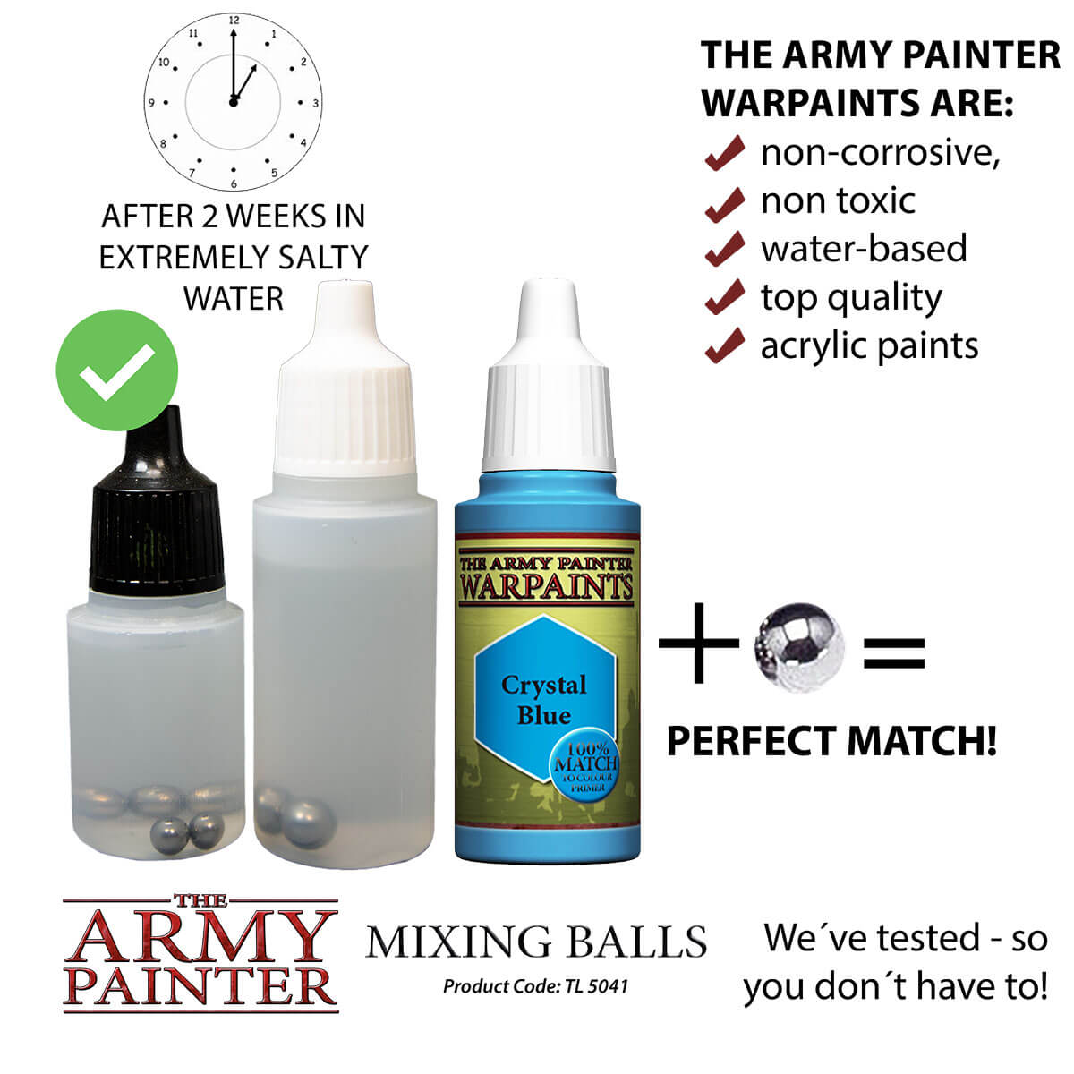 Army Painter Tools - Paint Mixing Balls Stainless Steel