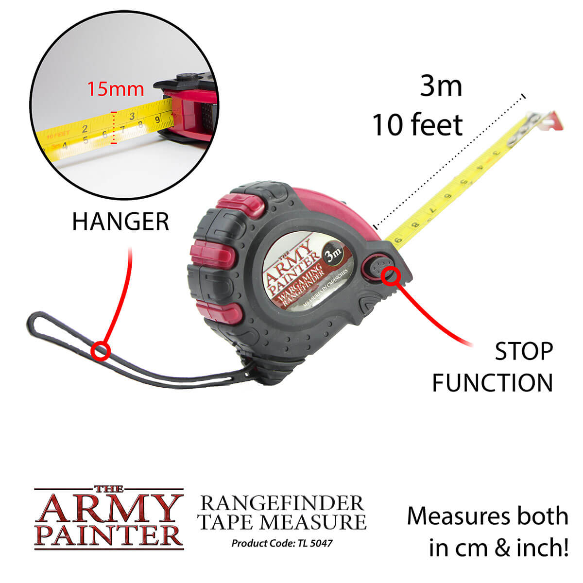 Army Painter Tools - Tape Measure the Rangefinder