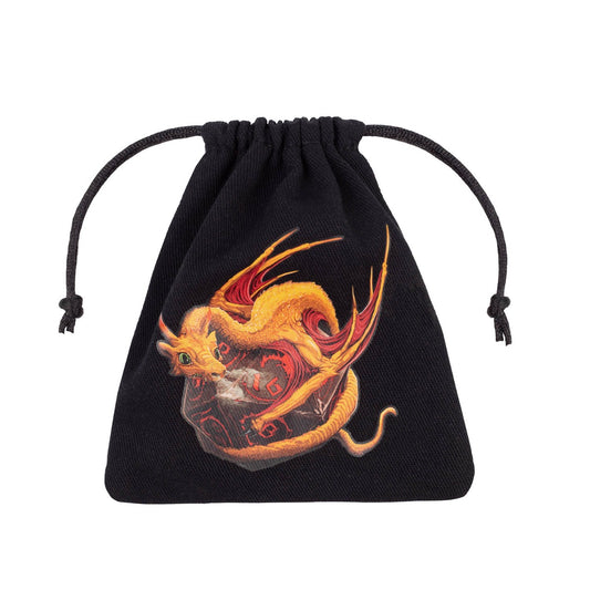 QW – Dragon Black & adorable Dice Bag