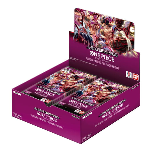 One Piece Card Game: Booster Display – A Fist of Divine Speed OP-11