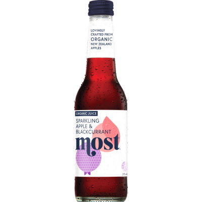 Most Organics Sparkling Apple & Blackcurrant Organic Juice 275ml