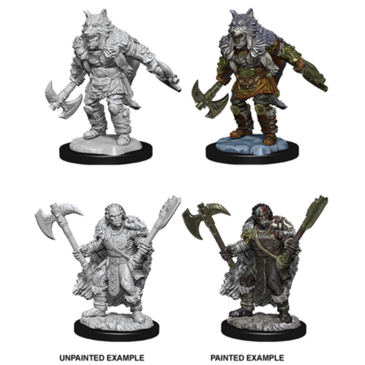 D&D Nolzurs Marvelous Unpainted Miniatures Male Half Orc Barbarian