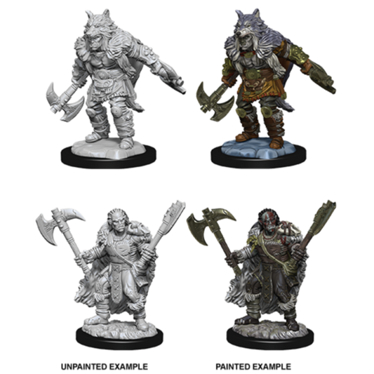 D&D Nolzurs Marvelous Unpainted Miniatures Male Half Orc Barbarian