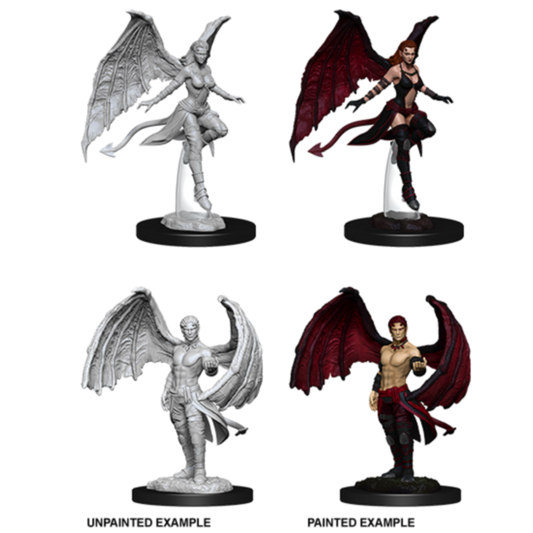 D&D Nolzurs Marvelous Unpainted Miniatures Succubus & Incubus