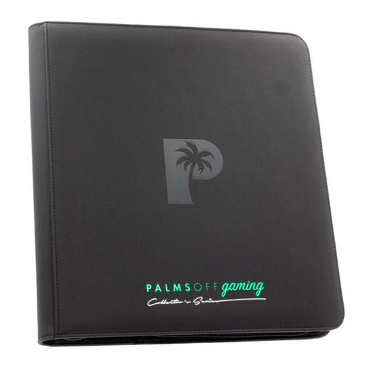 Palms Off Collector’s Series 12 Pocket Zip Binder – BLACK