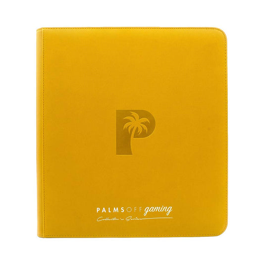 Palms Off Collector’s Series Top Loader Zip Binder – Yellow