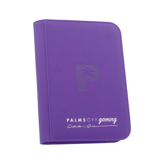 Palms Off Collector’s Series 4 Pocket Zip Binder – PURPLE