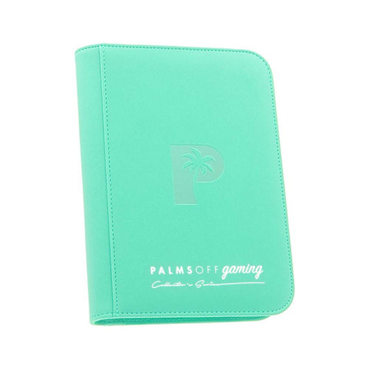 Palms Off Collector’s Series 4 Pocket Zip Binder – TURQUOISE