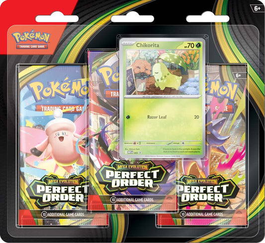 Pokémon TCG: Mega Evolution—Perfect Order 3-Booster Blister