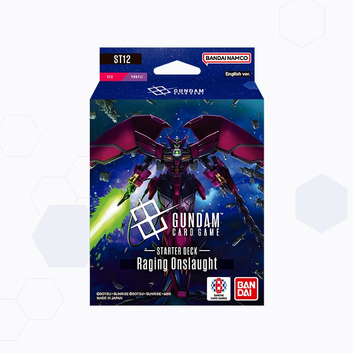 Gundam Card Game: Starter Deck – Raging Onslaught [ST12] - Preorder