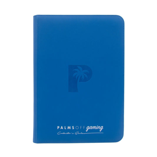 Palms Off Collector’s Series Top Loader Zip Binder – Blue