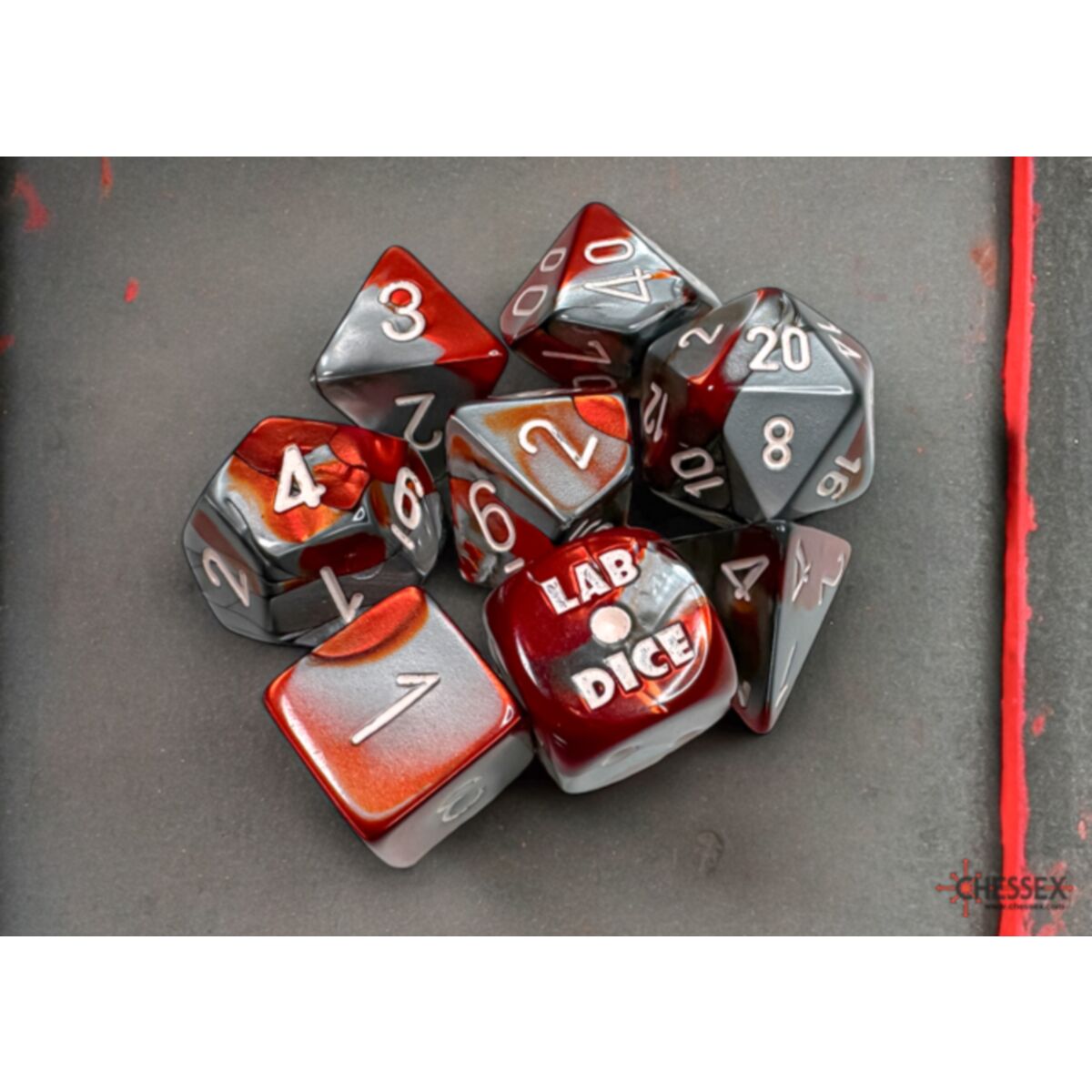 Chessex Lab Dice Polyhedral Dice Set