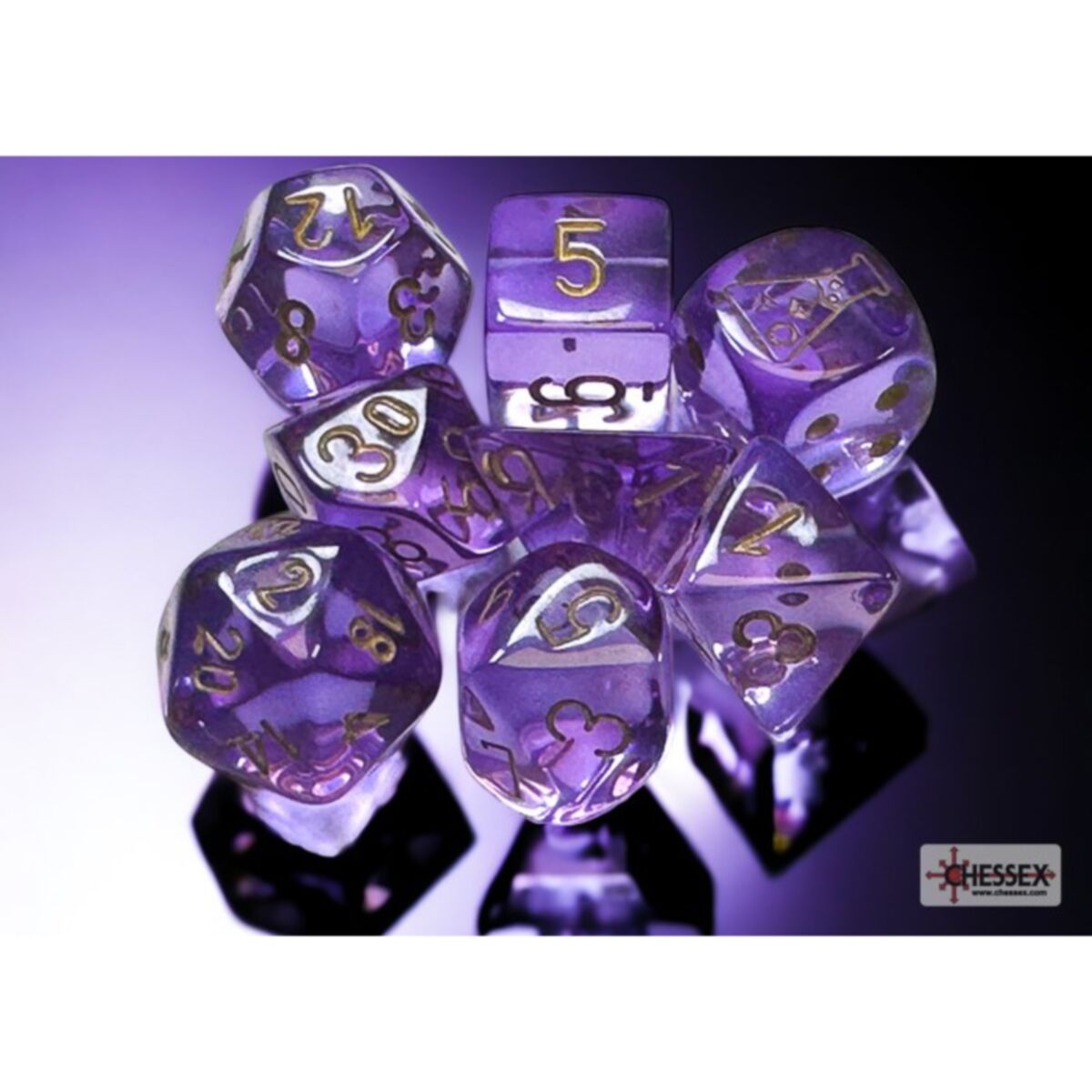 Chessex Lab Dice Polyhedral Dice Set