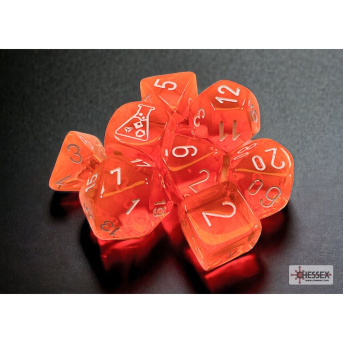 Chessex Lab Dice Polyhedral Dice Set