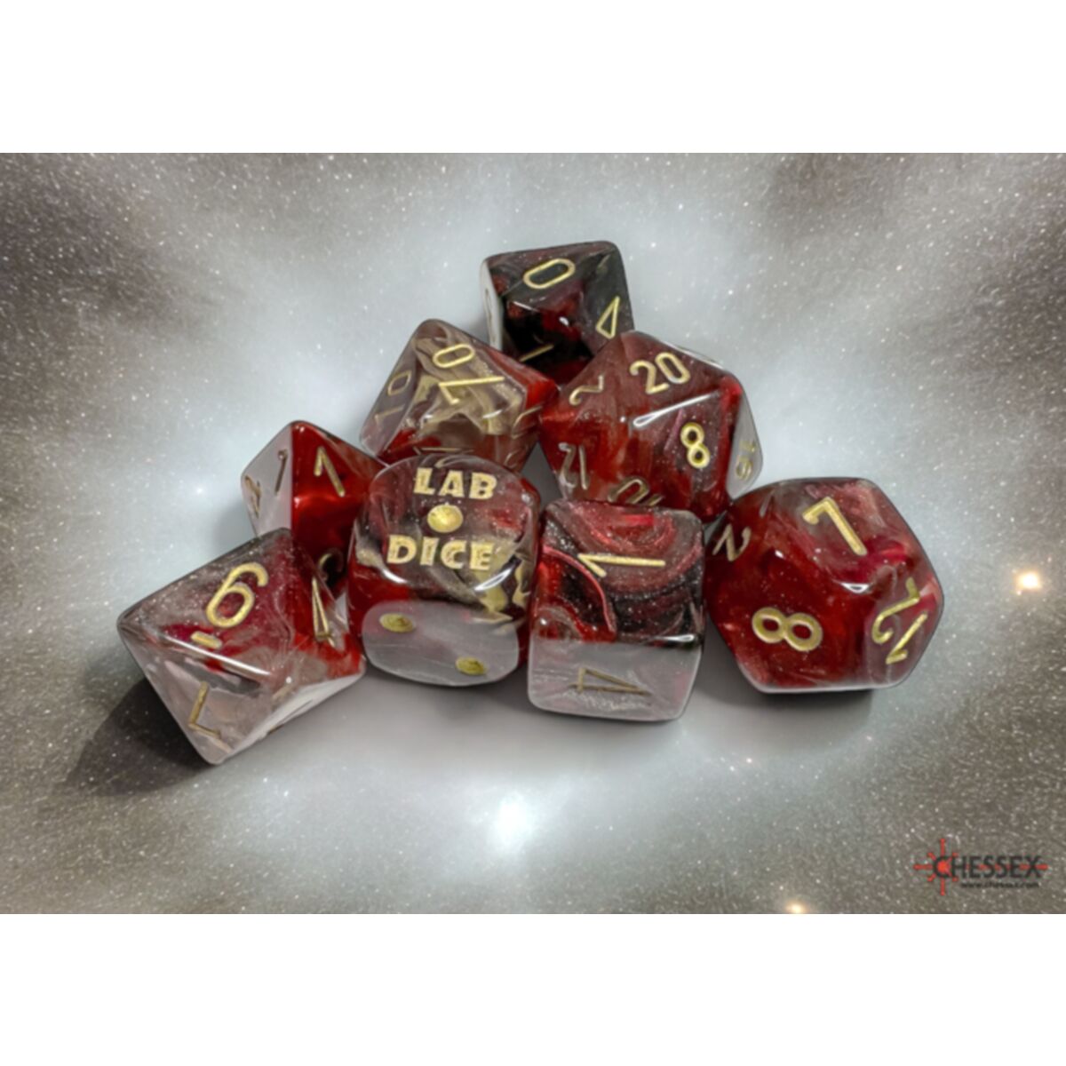 Chessex Lab Dice Polyhedral Dice Set