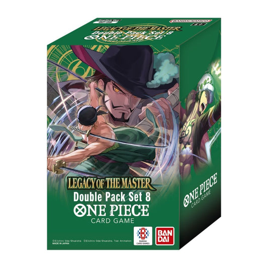 One Piece Card Game: Double Pack Display – Legacy Of The Master DP-08