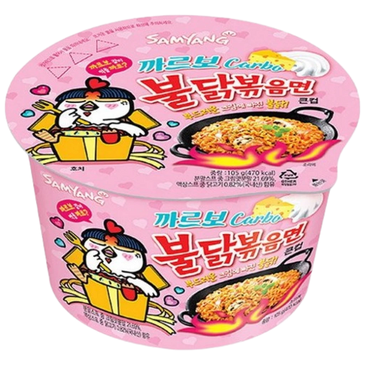 Carbonara Buldak Ramen Cup / [삼양] 까르보 불닭볶음면 컵